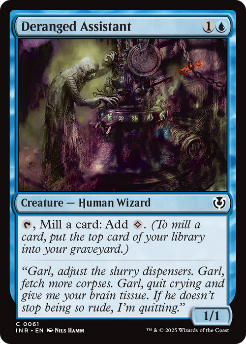 Deranged Assistant (INR-061) - Innistrad Remastered Foil