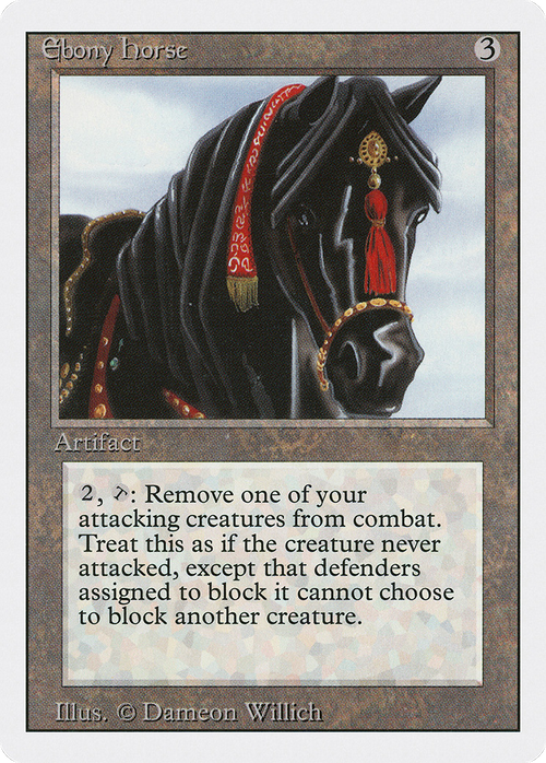 Ebony Horse (3ED-) - Revised Edition
