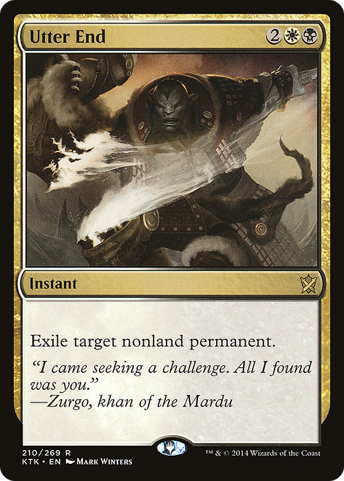 Utter End (KTK-210) - Khans of Tarkir