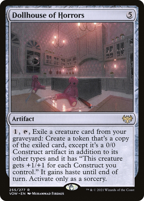 Dollhouse of Horrors (VOW-255) - Innistrad: Crimson Vow Foil