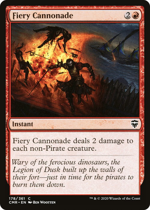 Fiery Cannonade (CMR-178) - Commander Legends Foil