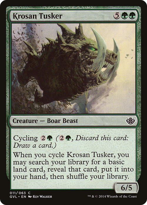 Krosan Tusker (DD3-011) - Duel Decks Anthology: Garruk vs. Liliana