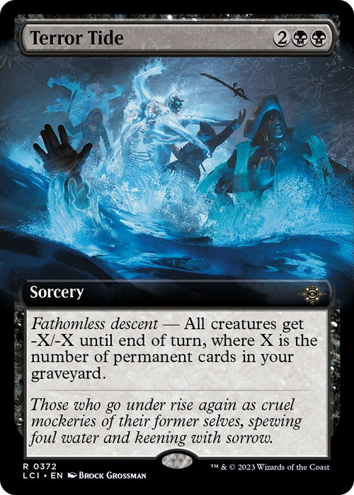 Terror Tide (Extended Art) (LCI-372) - The Lost Caverns of Ixalan: (Extended Art)