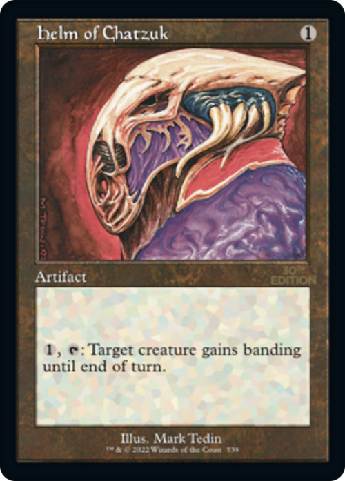 Helm of Chatzuk (Retro Frame) (30A-539) - 30th Anniversary Edition
