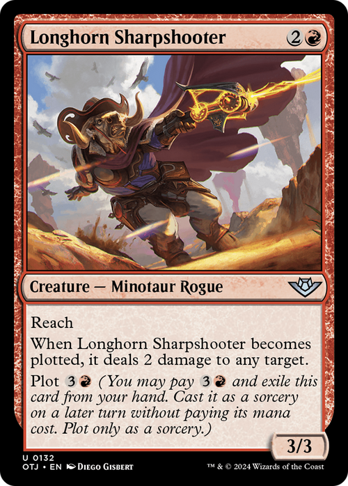 Longhorn Sharpshooter (OTJ-132) - Outlaws of Thunder Junction