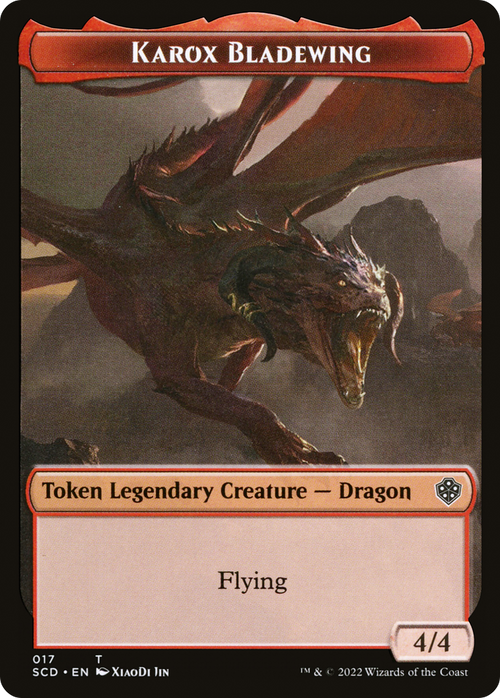 Karox Bladewing (TSCD-017) - Starter Commander Deck Tokens Foil