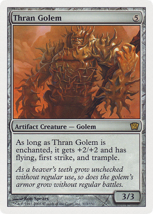 Thran Golem (9ED-313) - 9th Edition