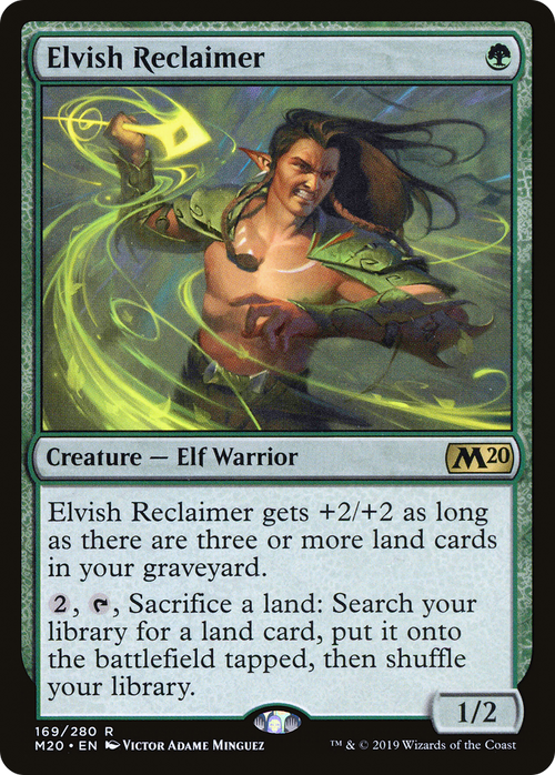 Elvish Reclaimer (M20-169) - Core Set 2020