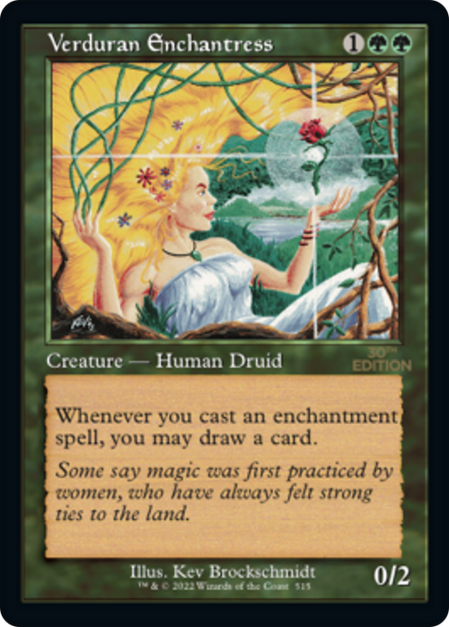 Verduran Enchantress (Retro Frame) (30A-515) - 30th Anniversary Edition