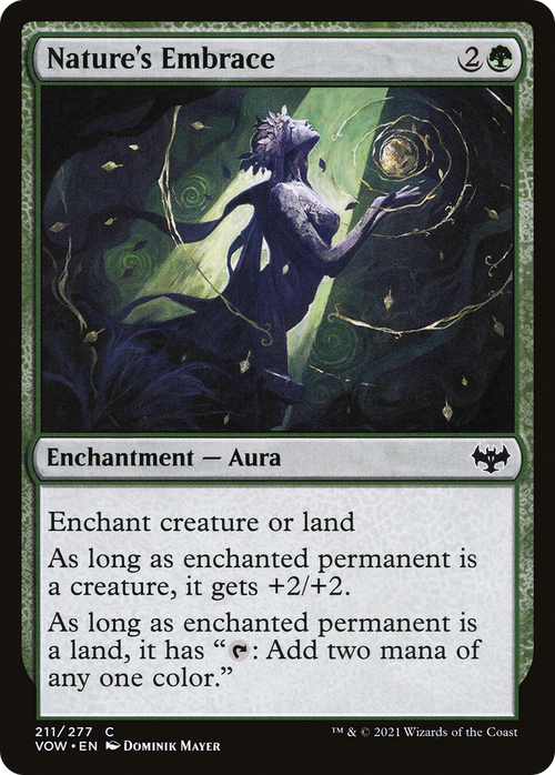 Nature's Embrace (VOW-211) - Innistrad: Crimson Vow Foil
