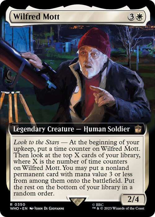 Wilfred Mott (Extended Art) (WHO-350) - Doctor Who: (Extended Art) Foil