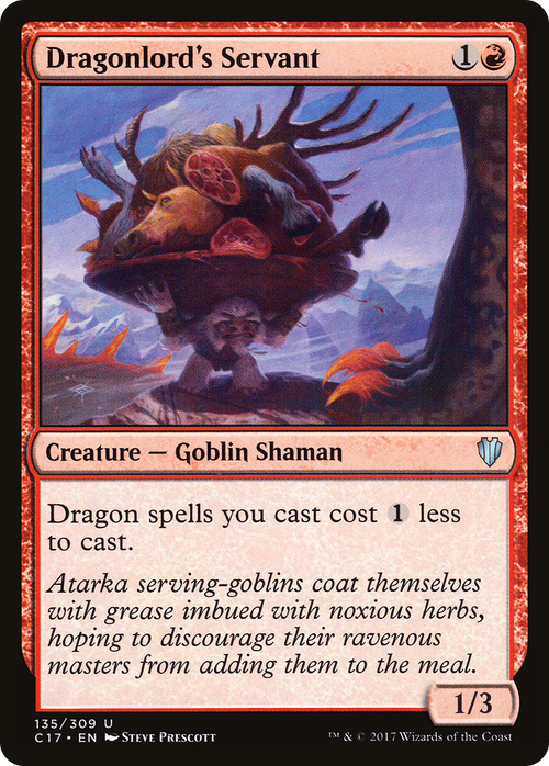 Dragonlord's Servant (C17-135) - Commander 2017