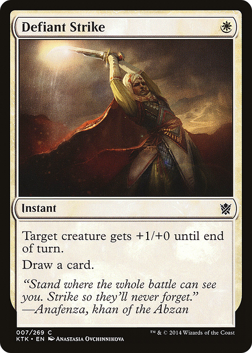 Defiant Strike (KTK-007) - Khans of Tarkir