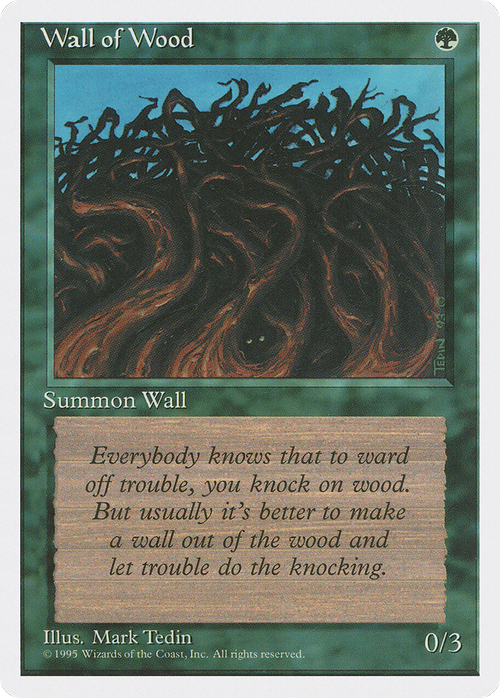 Wall of Wood (4ED-) - Fourth Edition