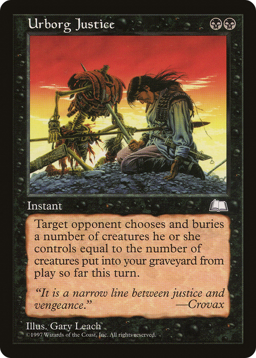 Urborg Justice (WTH-) - Weatherlight