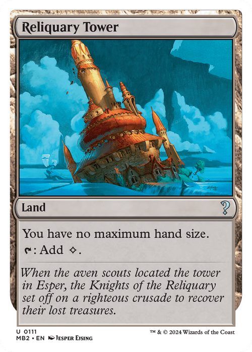 Reliquary Tower (White Border) (MB2-111) - Mystery Booster 2