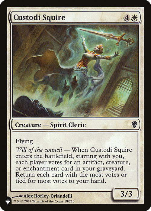 Custodi Squire (LIST-CNS-18) - The List