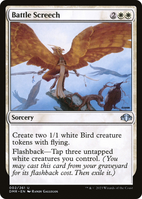 Battle Screech (DMR-002) - Dominaria Remastered Foil
