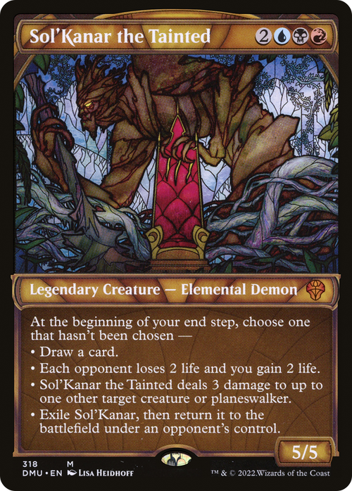 Sol'Kanar the Tainted (Showcase) (DMU-318) - Dominaria United: (Showcase)