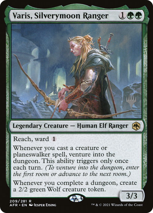 Varis, Silverymoon Ranger (PPAFR-209P) - Adventures in the Forgotten Realms Promos
