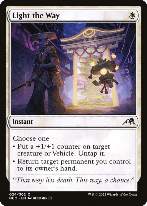 Light the Way (NEO-024) - Kamigawa: Neon Dynasty