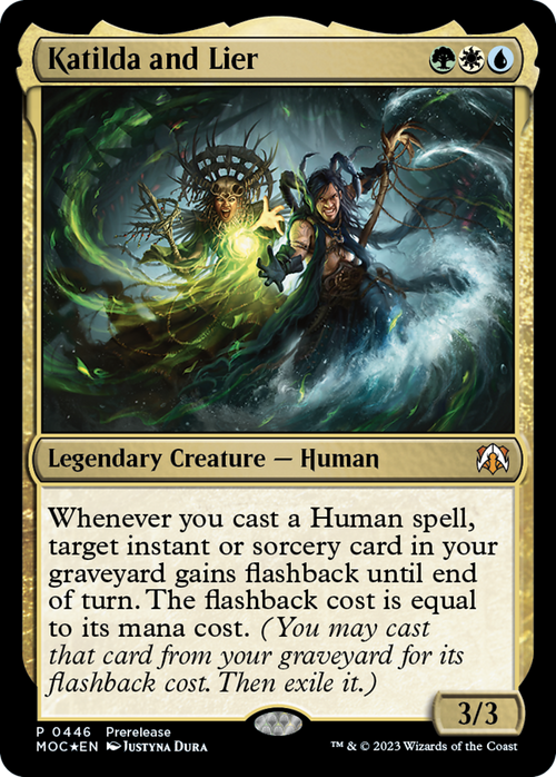 Katilda and Lier (PRE-446) - March of the Machine Commander Foil