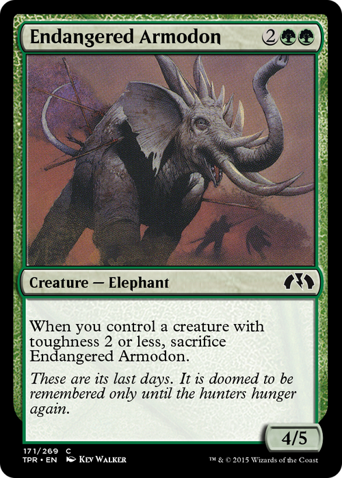 Endangered Armodon (TPR-171) - Tempest Remastered Foil