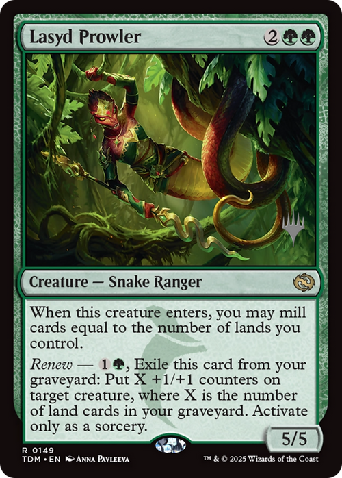 Lasyd Prowler (PPTDM-149P) - Promo Pack: Tarkir: Dragonstorm Foil