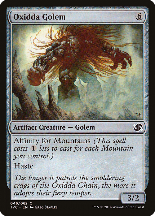 Oxidda Golem (DD3-046) - Duel Decks Anthology: Jace vs. Chandra