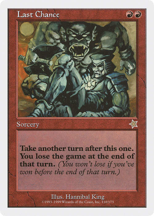 Last Chance (S99-110) - Starter 1999