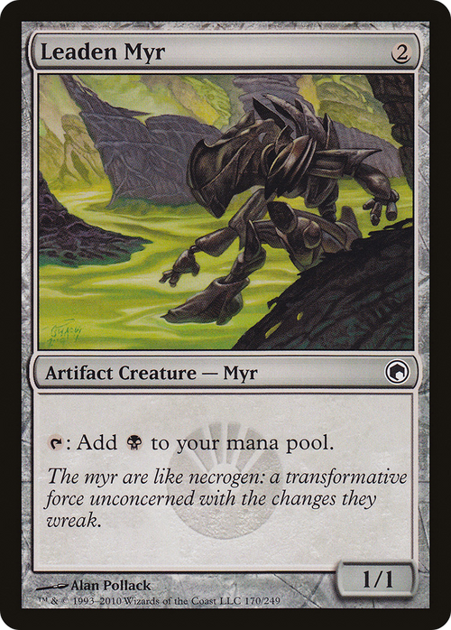 Leaden Myr (SOM-170) - Scars of Mirrodin