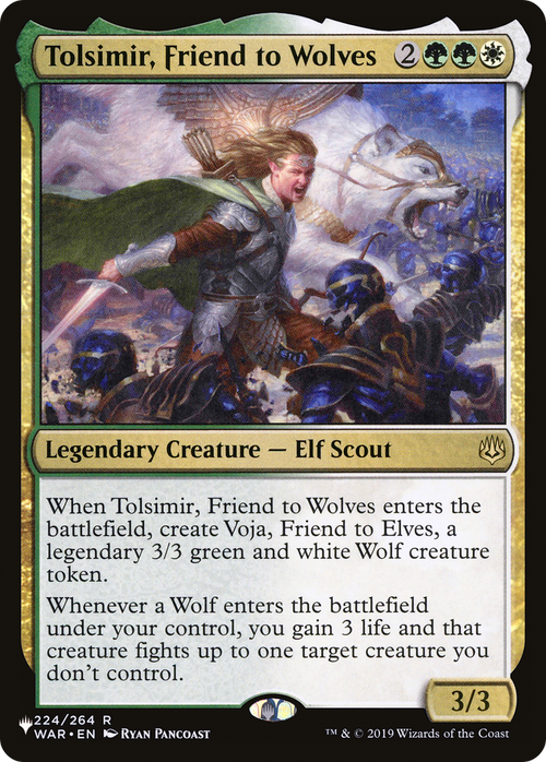 Tolsimir, Friend to Wolves (LIST-224/264) - The List