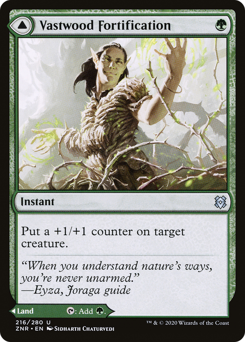 Vastwood Fortification (ZNR-216) - Zendikar Rising Foil