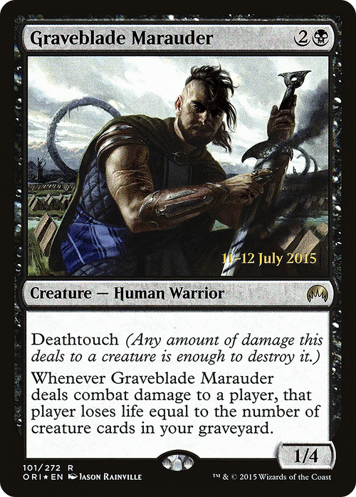 Graveblade Marauder (PRE-101S) - Magic Origins Promos Foil