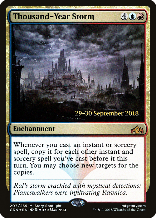 Thousand-Year Storm (PRE-207S) - Guilds of Ravnica Promos Foil