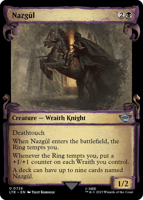 Nazgul (0726) (Showcase Scrolls) (LTR-726) - The Lord of the Rings: Tales of Middle-earth: (Showcase)