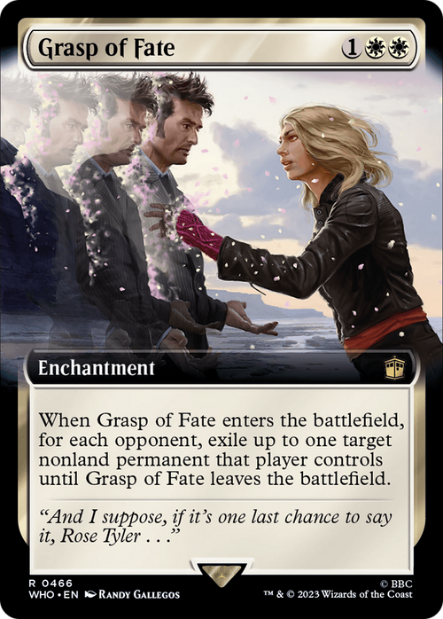 Grasp of Fate (Extended Art) (WHO-466) - Doctor Who: (Extended Art) Foil