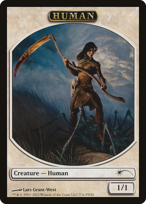 Human // Wolf Token (FNM-01A) - Friday Night Magic 2012