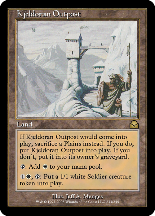 Kjeldoran Outpost (ME2-233) - Masters Edition II Foil