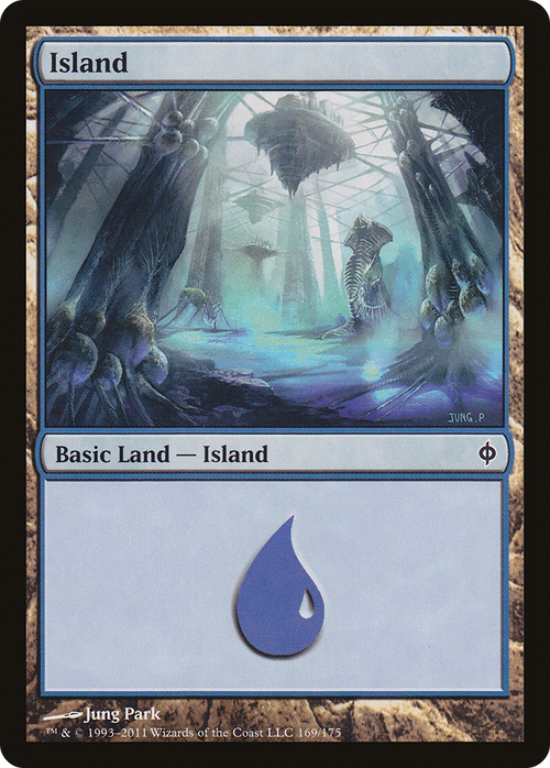Island (169) (NPH-169) - New Phyrexia Foil