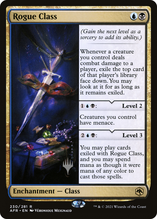 Rogue Class (PPAFR-230P) - Adventures in the Forgotten Realms Promos Foil