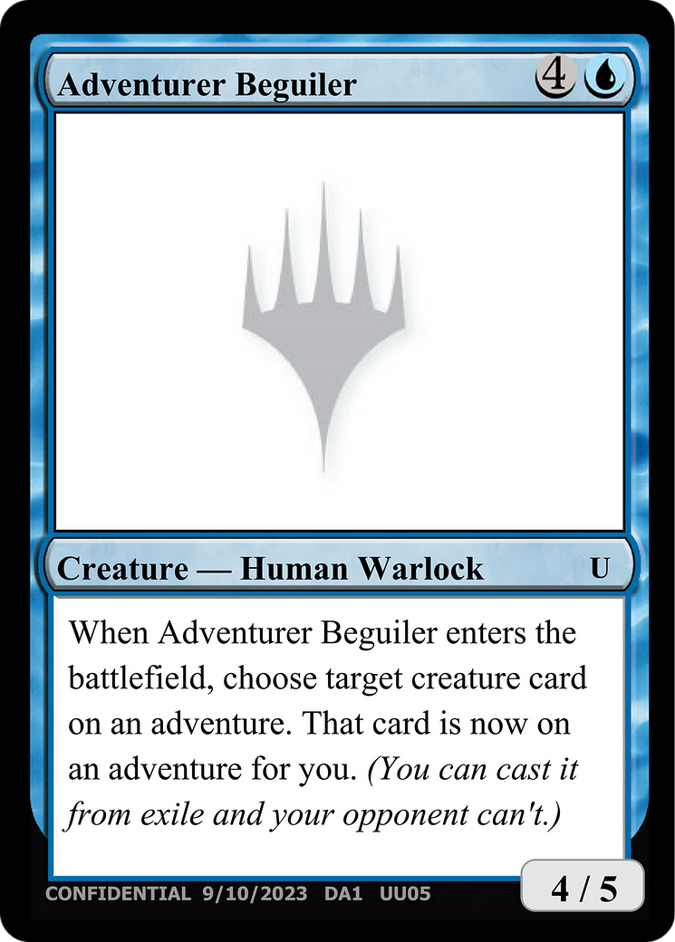 Adventurer Beguiler (UNK-) - Unknown Event