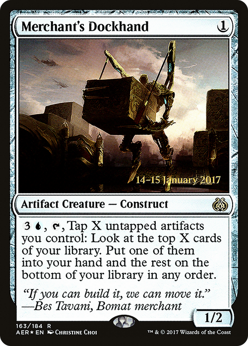 Merchant's Dockhand (PRE-163S) - Aether Revolt Promos Foil