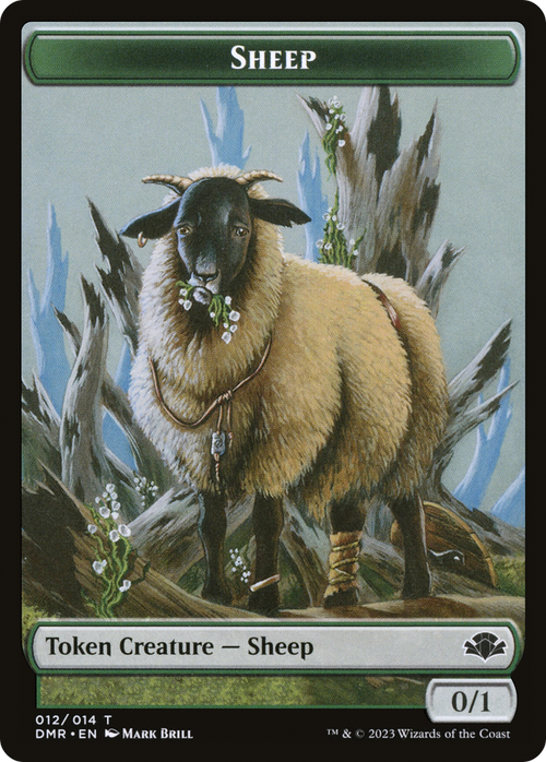 Sheep (TDMR-012) - Dominaria Remastered Tokens