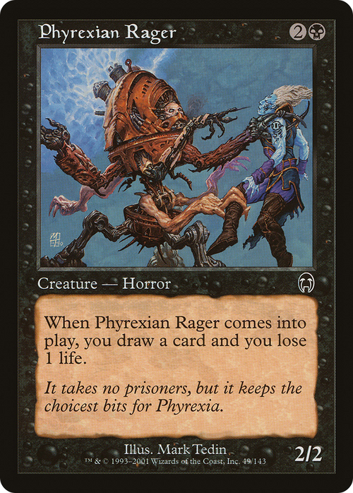 Phyrexian Rager (APC-049) - Apocalypse Foil