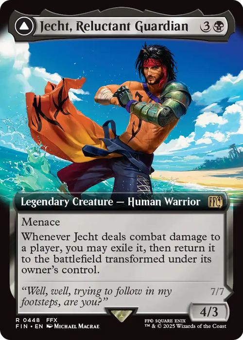 Jecht, Reluctant Guardian (Extended Art) (FIN-448) - FINAL FANTASY: (enchantment, Extended Art)