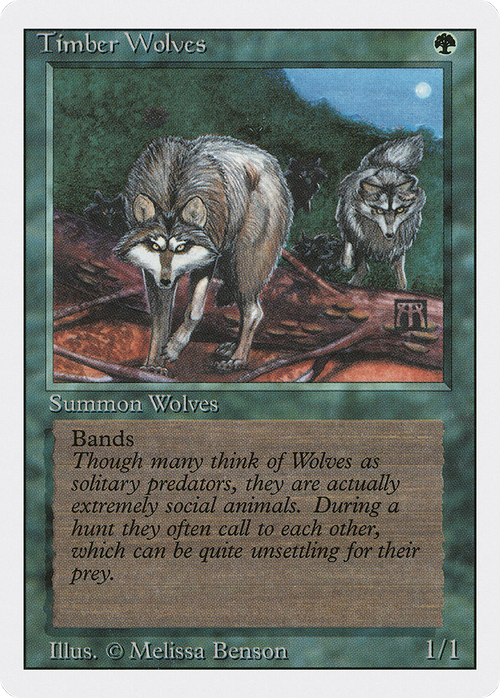 Timber Wolves (3ED-) - Revised Edition