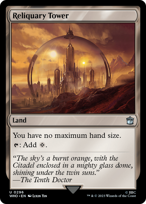 Reliquary Tower (WHO-296) - Doctor Who Foil