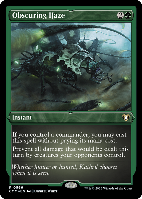 Obscuring Haze (Foil Etched) (CMM-566) - Commander Masters Foil