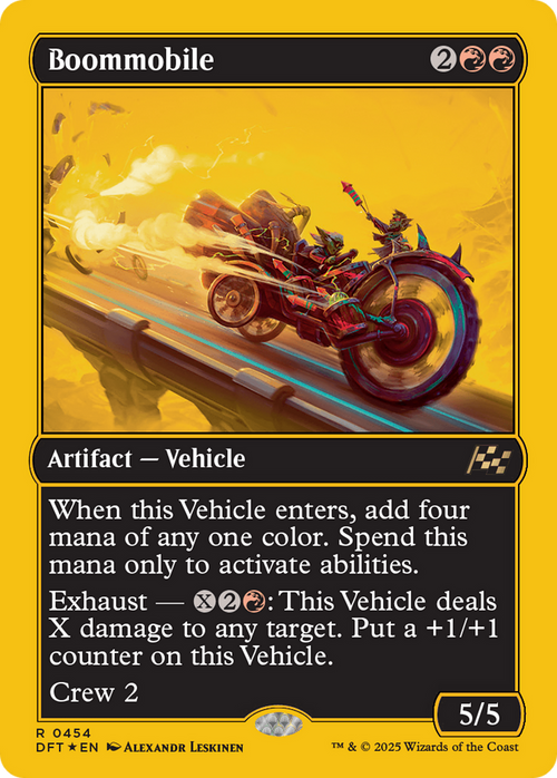 Boommobile (First-Place Foil) (DFT-454) - Aetherdrift Foil